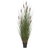 Vickerman Artificial Everyday Grass with 5-Cattails Potted 24"