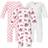 Hudson Baby Cotton Coveralls 3-pack - Rose (10117401)