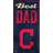 Fan Creations Cleveland Indians Best Dad Sign Board