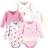 Little Treasures Cotton Bodysuits 5-pack - Floral Baby Bear (10177618)