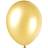 Unique Party Pack of 8 Pearlised Latex Balloons Gold