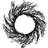 Northlight Black Twig Artificial Halloween Wreath 24-Inch Unlit