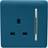 Trendi Switch 1G 13A Switched Socket Midnight Blue