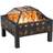 OutSunny Fire Pits Variety: Square Fire Pit with Accessories