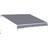 OutSunny Alfresco 3m x 2.5m Manual Awning Canopy, Grey