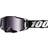 100% Armega Mirror Black Motocross Goggles, silver