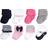 Luvable Friends Dressy Socks 8-pack - Pink and Gray (10728113)