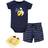 Hudson Cotton Bodysuit Shorts and Shoe Set - Go Bananas (10117142)