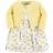 Luvable Friends Dress and Cardigan Set - Yellow Floral (10137163)