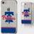 Strategic Printing Philadelphia Phillies iPhone 6/6s/7/8 Logo Stripe Clear Case