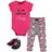 Little Treasures Bodysuit, Pant and Shoes 3-Piece Set - Sassy Pants (10171882)