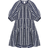 Maje Ridol Printed Open Back Dress - Navy/Ecru