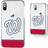 Strategic Printing Washington Nationals iPhone X/Xs Stripe Clear Case