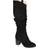 Journee Collection Aneil Medium Calf - Black