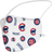 Fanatics Chicago Cubs All Over Logo Face Mask