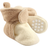 Luvable Friends Fleece Booties - Cream/Tan