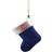 The Memory Company Cleveland Indians Stocking Blown Glass Ornament