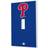 Strategic Printing Philadelphia Phillies Solid Single Toggle Light Switch Plate