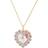 Macy's Cameo Heart Pendant Necklace - Gold/Silver/Rose Gold/White/Transparent