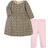 Hudson Quilted Cotton Dress and Leggings - Leopard Pink (10125980)