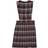 French Toast Girl's V-neck Pleated Plaid Jumper - Burgundy