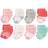 Luvable Friends Socks 8-pack - Coral Dots (10728026)