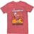 Disney The Emperor's New Groove Kuzco Beware of The Groove Short Sleeve T-shirt - Red Heather