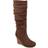 Journee Collection Haze Wide Calf - Brown