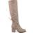 Journee Collection Leeda Wide Calf - Taupe