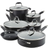 Anolon Advanced Home Cookware Set with lid 11 Parts
