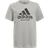 Adidas Kid's Soccer Logo Tee - Medium Grey Heather (HA0921)