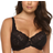 Felina Peridot Unlined Lace Bra - Black