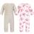 Hudson Premium Quilted Coveralls 2-pack - Blush Rose Leopard (10119064)