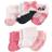 Luvable Friends Newborn Socks 6-Pack - Lady Bug (10720621)