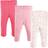 Luvable Friends Baby Leggings 3-pack - Pink Rose (10132202)