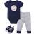 Hudson Baby Cotton Bodysuit, Pant and Shoe Set - Rookie (10152885)