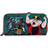 Loungefly Alice in Wonderland Queen of Hearts Villains Scene Zip Around Wallet - Multicolour