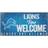 Fan Creations Detroit Lions Fans Welcome Sign