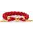 Rastaclat LNY Monkey Braided Bracelet - Red/Gold