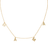 Adornia Mama Dangle Letter Necklace - Gold