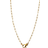 Adornia Lock Paper Clip Chain Link Necklace - Gold