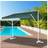 OutSunny Awning Shelter-Green/White