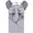 Hudson Animal Face Hooded Towel Flower Elephant