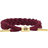 Rastaclat Merlot Braided Bracelet - Red/Gold