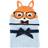 Hudson Animal Face Hooded Towel Nerdy Fox