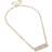 Baublebar Green Bay Packers Chain Necklace - Gold/Transparent