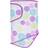 Miracle Swaddle Blanket Colorful Bursts with Purple Trim