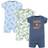 Hudson Infant Boy Cotton Rompers - Vacay