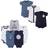 Hudson Infant Boy Cotton Bodysuits and Rompers 8-pack - Baseball