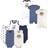 Hudson Infant Boy Cotton Bodysuits and Rompers 8-pack - Sloth